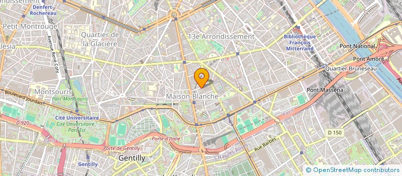 localisation de l'entreprise MADAME FEIFEI LIU  PARIS