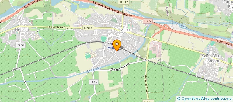 localisation de l'entreprise MADAME FEIFEI WEI  MILLAS