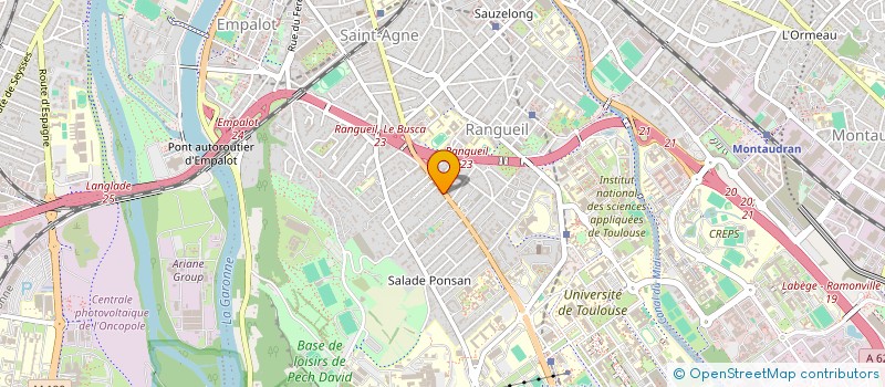 localisation de l'entreprise MADAME FEIROUZ BEN HAMAMA  TOULOUSE