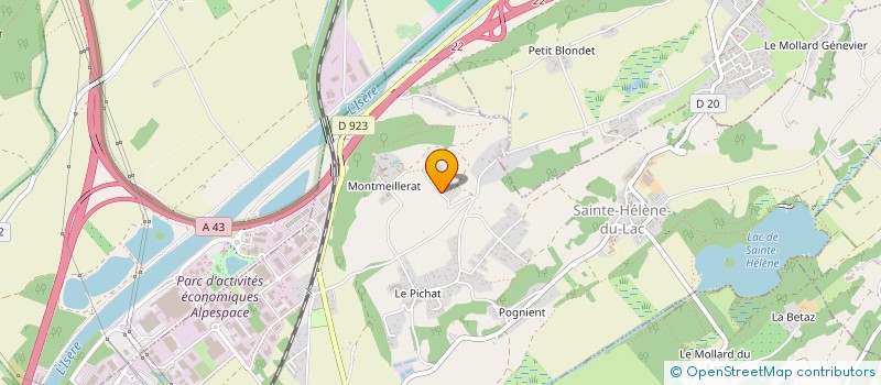 localisation de l'entreprise MADAME FEITHCHLOE FEITH  SAINTE-HELENE-DU-LAC