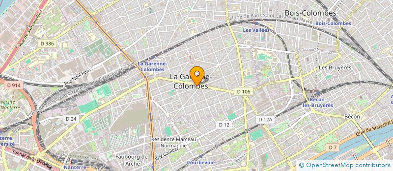 localisation de l'entreprise MADAME FEIYUN LI  LA GARENNE-COLOMBES