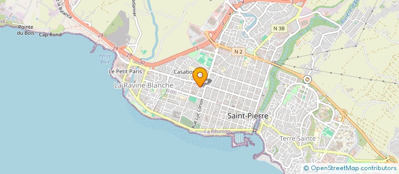 localisation de l'entreprise MADAME FELANIAINA RAMINOHARIVONJY à SAINT-PIERRE