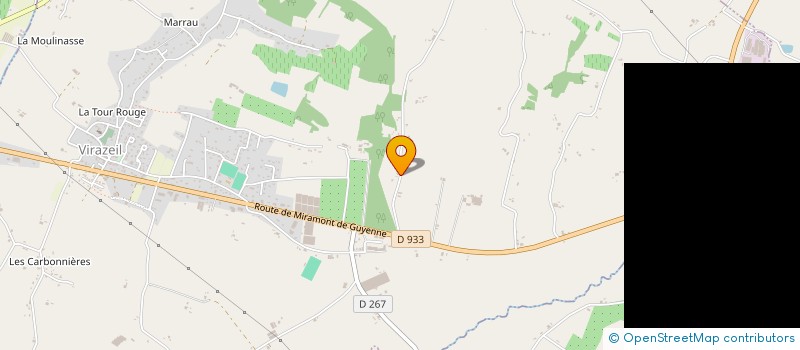 localisation de l'entreprise MADAME FELEZIA MBOTIZARA  VIRAZEIL