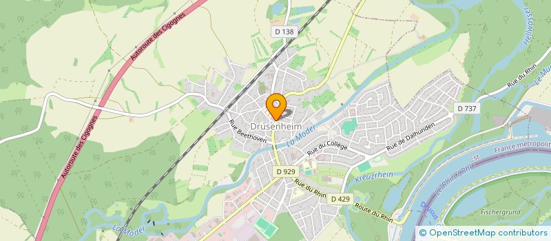 localisation de l'entreprise MADAME FELICE MOSSER  DRUSENHEIM