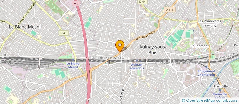 localisation de l'entreprise MADAME FELICIA BAHOUCHE à AULNAY-SOUS-BOIS