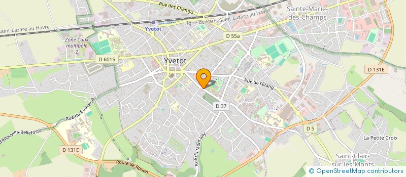 localisation de l'entreprise MADAME FELICIA BUQUET  YVETOT