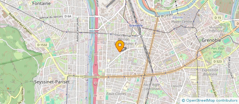 localisation de l'entreprise MADAME FELICIA CODREANU  GRENOBLE