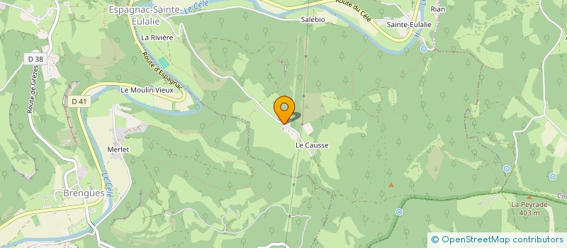 localisation de l'entreprise MADAME FELICIA DAY  ESPAGNAC-SAINTE-EULALIE