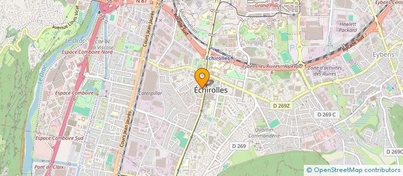 localisation de l'entreprise MADAME FELICIA GUTI  ECHIROLLES