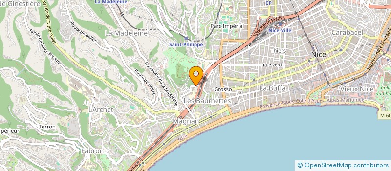 localisation de l'entreprise MADAME FELICIA LIGNON à NICE