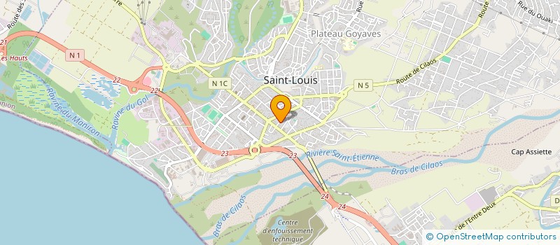 localisation de l'entreprise MADAME FELICIA TANTALE à SAINT-LOUIS