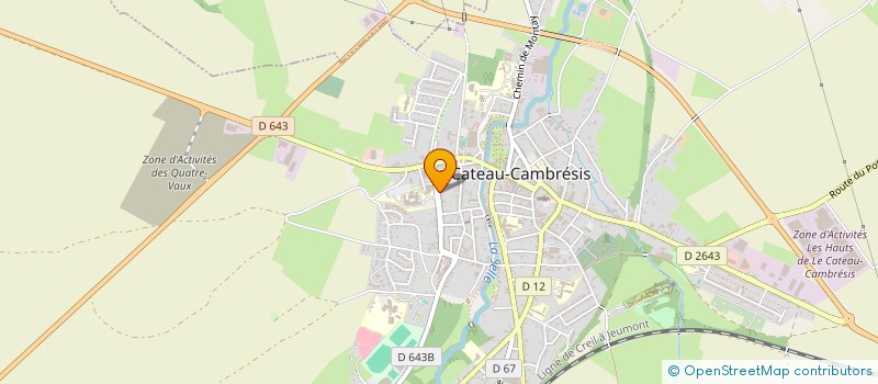 localisation de l'entreprise MADAME FELICIA UNGUREANU à LE CATEAU-CAMBRESIS