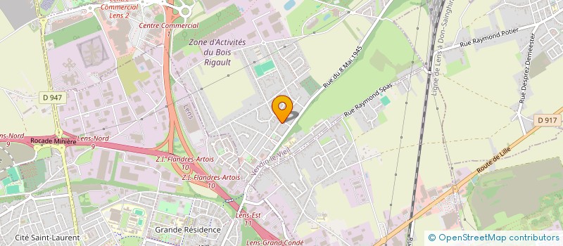 localisation de l'entreprise MADAME FELICIA VANSTEENKISTE à VENDIN-LE-VIEIL