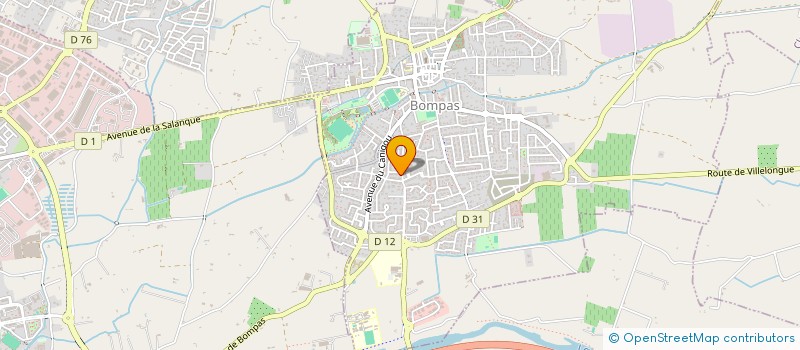 localisation de l'entreprise MADAME FELICIANA PEREZ TERUEL  BOMPAS