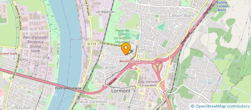 localisation de l'entreprise MADAME FELICIDADE MPUTU à LORMONT