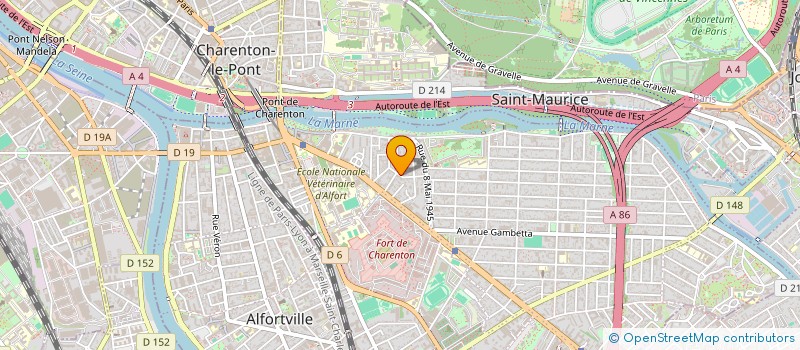 localisation de l'entreprise MADAME FELICIE BARBEY  MAISONS-ALFORT