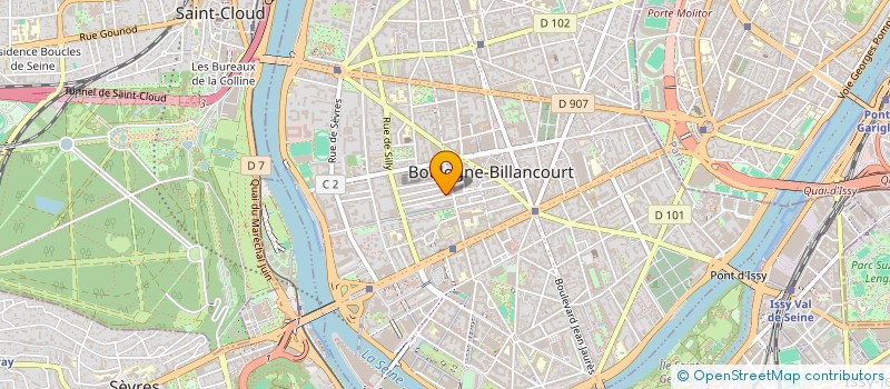 localisation de l'entreprise MADAME FELICIE BZATY à BOULOGNE-BILLANCOURT