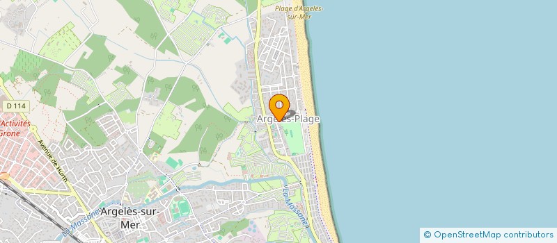 localisation de l'entreprise MADAME FELICIE CERVER à ARGELES-SUR-MER