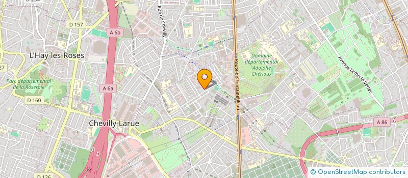 localisation de l'entreprise MADAME FELICIE DASILVA  CHEVILLY-LARUE