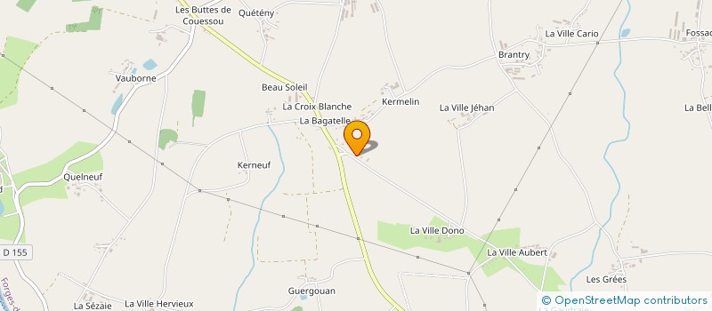 localisation de l'entreprise MADAME FELICIE GUILLOUX  FORGES DE LANOUEE