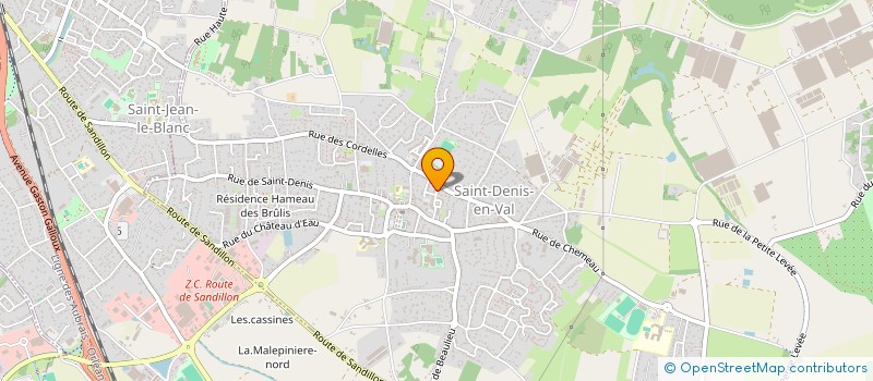 localisation de l'entreprise MADAME FELICIE MARS à SAINT-DENIS-EN-VAL