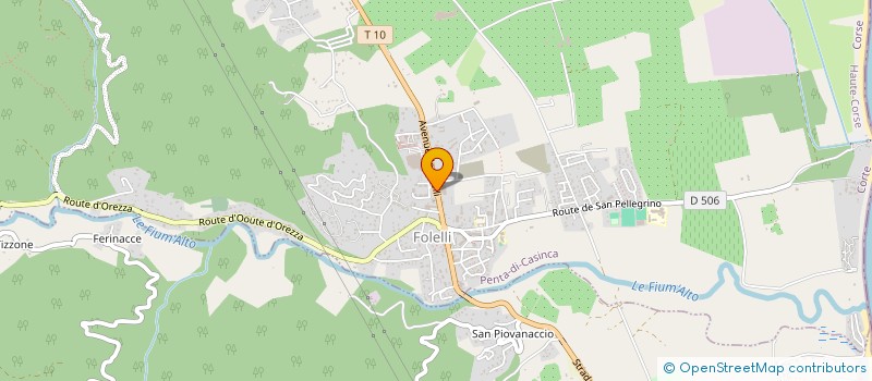 localisation de l'entreprise MADAME FELICIE RAFFALLI  PENTA-DI-CASINCA