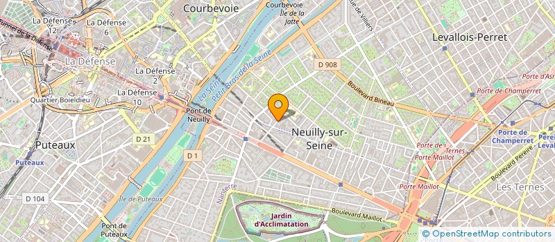 localisation de l'entreprise MADAME FELICIE RICHOILLEZ à NEUILLY-SUR-SEINE