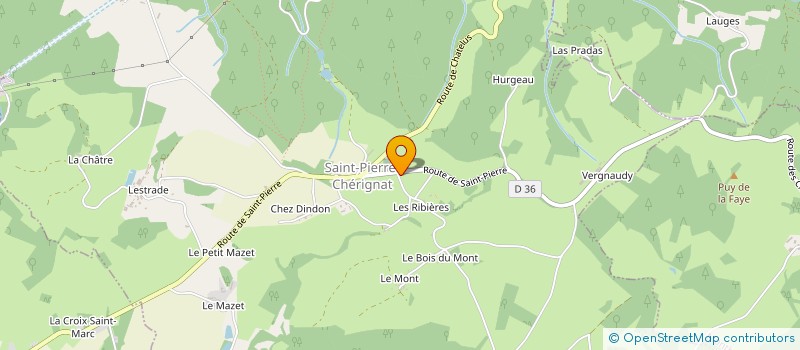 localisation de l'entreprise MADAME FELICIE SOTTIER  CHATELUS-LE-MARCHEIX