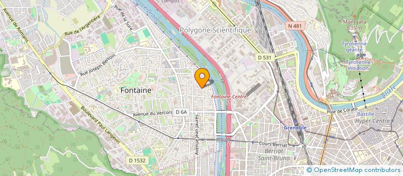 localisation de l'entreprise MADAME FELICIE THORAVAL à FONTAINE