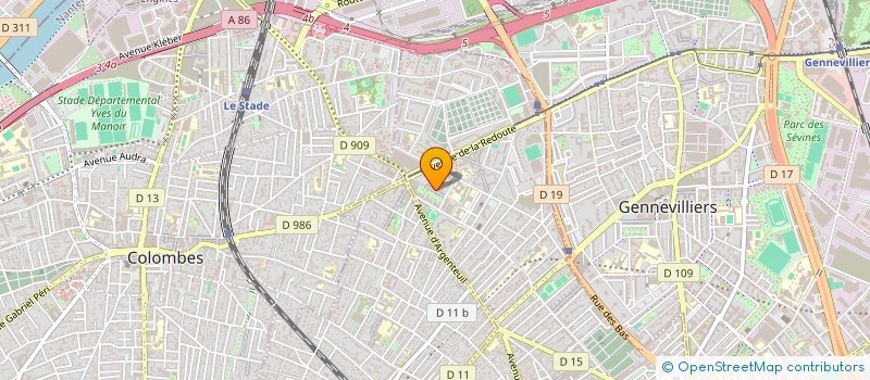 localisation de l'entreprise MADAME FELICITE BANGOYI  ASNIERES-SUR-SEINE