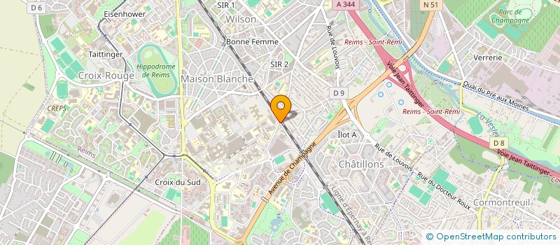 localisation de l'entreprise MADAME FELICITE FELICITE  REIMS