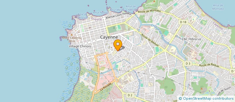 localisation de l'entreprise MADAME FELICITE FELIX à CAYENNE