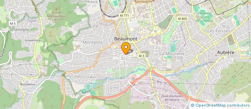 localisation de l'entreprise MADAME FELICITE LE GALL à BEAUMONT