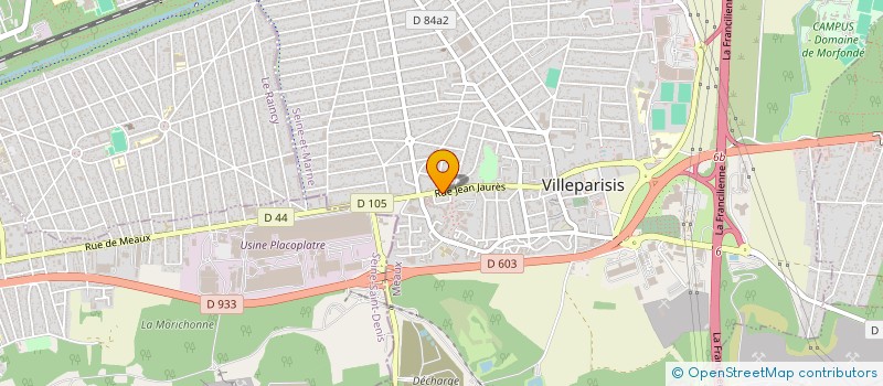 localisation de l'entreprise MADAME FELICITE LUTONADIO SAKU  VILLEPARISIS