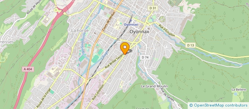 localisation de l'entreprise MADAME FELICITE PROST  OYONNAX