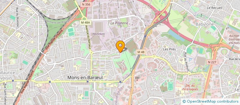 localisation de l'entreprise MADAME FELICITE RARISSENGAR  MONS-EN-BARUL