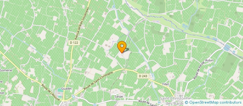 localisation de l'entreprise MADAME FELICITE VILLAGRASA  SAINT-SULPICE-DE-FALEYRENS