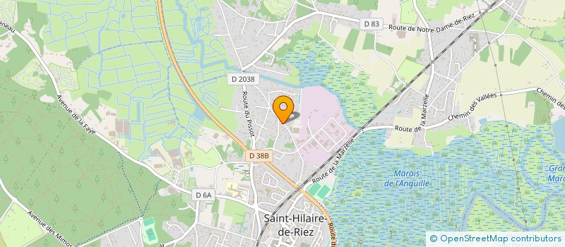 localisation de l'entreprise MADAME FELICITE VRIGNAUD à SAINT-HILAIRE-DE-RIEZ
