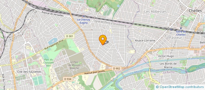 localisation de l'entreprise MADAME FELIE ROCHAMBEAU à GAGNY