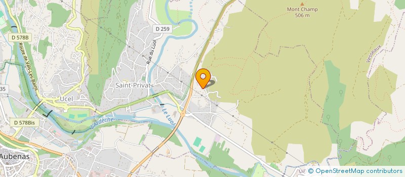 localisation de l'entreprise MADAME FELIPA MORENO  SAINT-PRIVAT