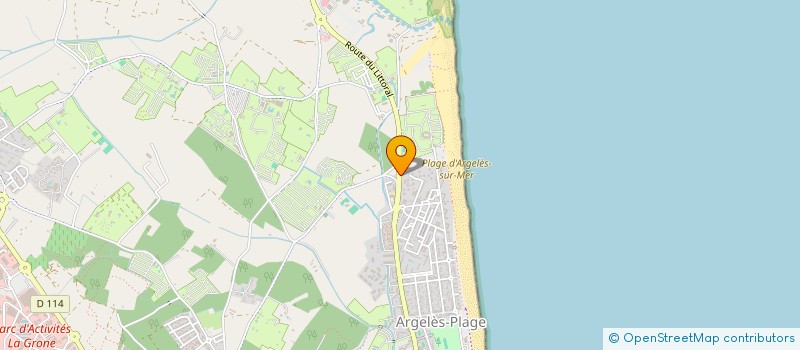 localisation de l'entreprise MADAME FELISTA ARSENE  ARGELES-SUR-MER