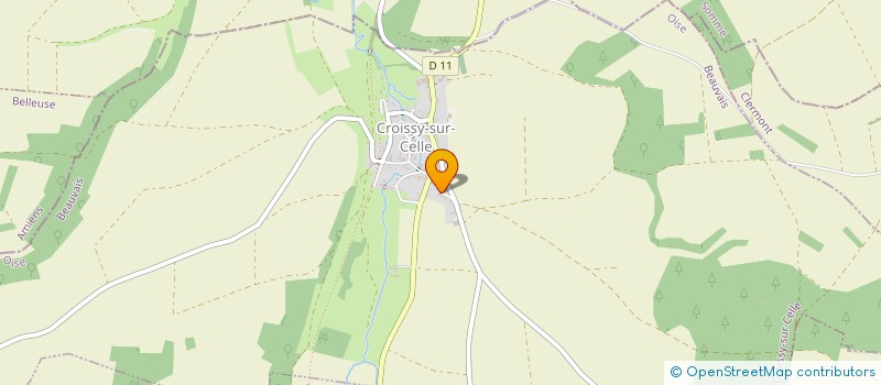 localisation de l'entreprise MADAME FELIX GAZMA  CROISSY-SUR-CELLE