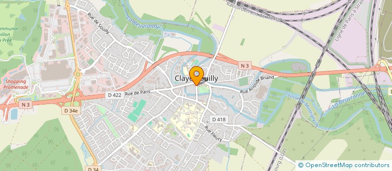 localisation de l'entreprise MADAME FELLA LOUGHREIT KEBAILI  CLAYE-SOUILLY