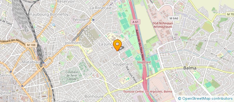 localisation de l'entreprise MADAME FELLA OUESSOU  TOULOUSE