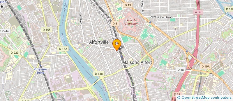 localisation de l'entreprise MADAME FELLA ZERIATI  ALFORTVILLE