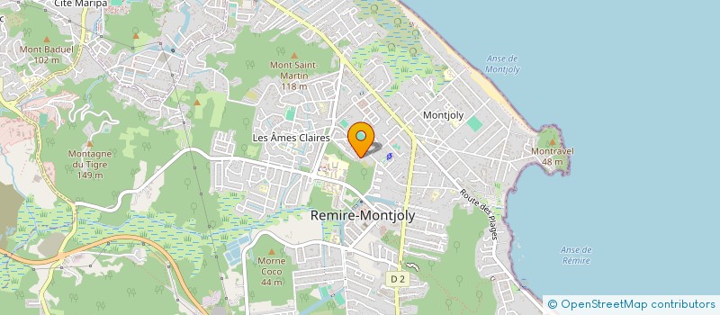 localisation de l'entreprise MADAME FELLY CANEVAL  REMIRE-MONTJOLY