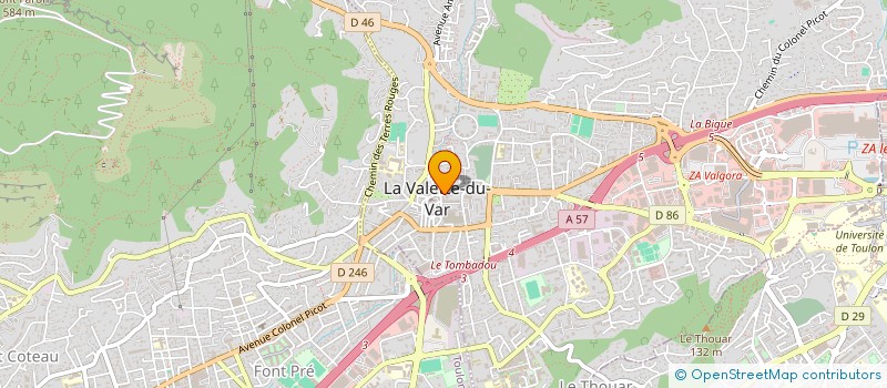 localisation de l'entreprise MADAME FEMENIA SANSON à LA VALETTE-DU-VAR