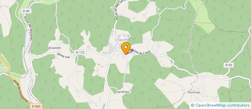 localisation de l'entreprise MADAME FEMKE VAN DER HORST  LHERM