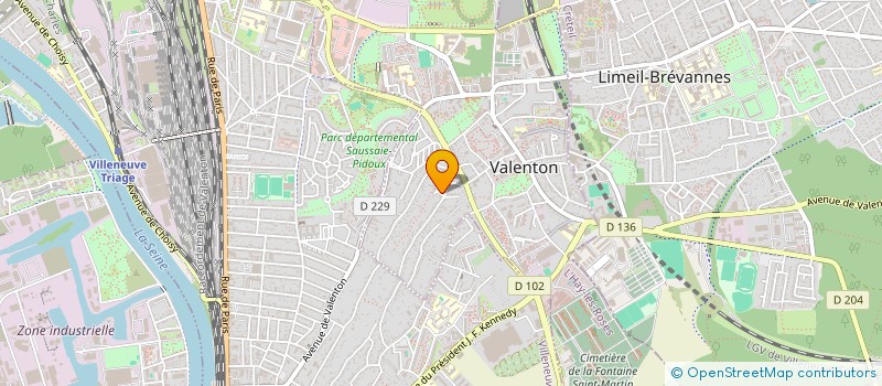 localisation de l'entreprise MADAME FENDA GAKOU  VALENTON