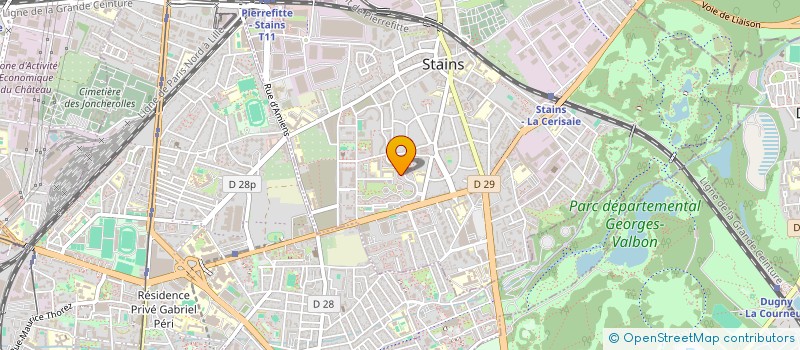 localisation de l'entreprise MADAME FENDA SAKHO à STAINS